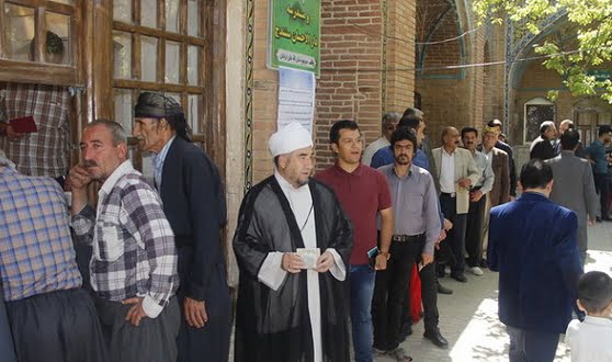 بژی ئێران، بژی کوردستان، بەشداری کردنی خەڵکی کوردستان له‌به‌رده‌م سندووقی ده‌نگدان (وێنه)