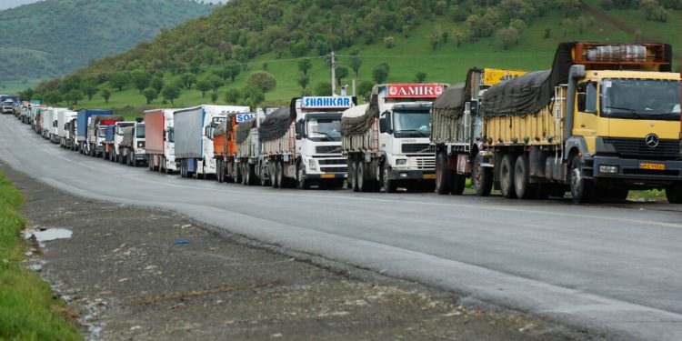 ترانزیت کالا از مرز تمرچین به یک‌میلیون و ۱۱۰ هزار تن رسید