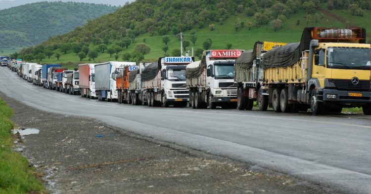 ترانزیت کالا از مرز تمرچین به یک‌میلیون و ۱۱۰ هزار تن رسید