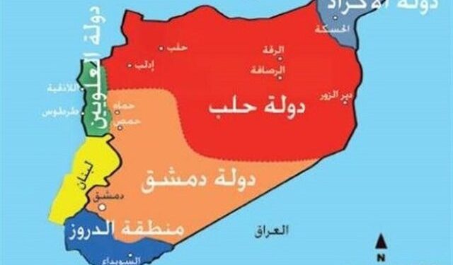 توطئه رژیم صهیونیستی برای تقسیم و تجزیه سوریه