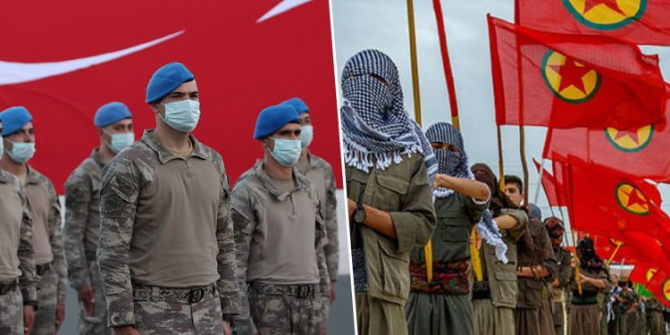 کشته شدن بیش از ۷ هزار نفر در درگیری ۱۰ ساله بین ارتش ترکیه و  پ.ک.ک