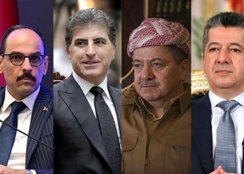 دیدار رئیس سازمان اطلاعات ترکیه با بارزانی ها